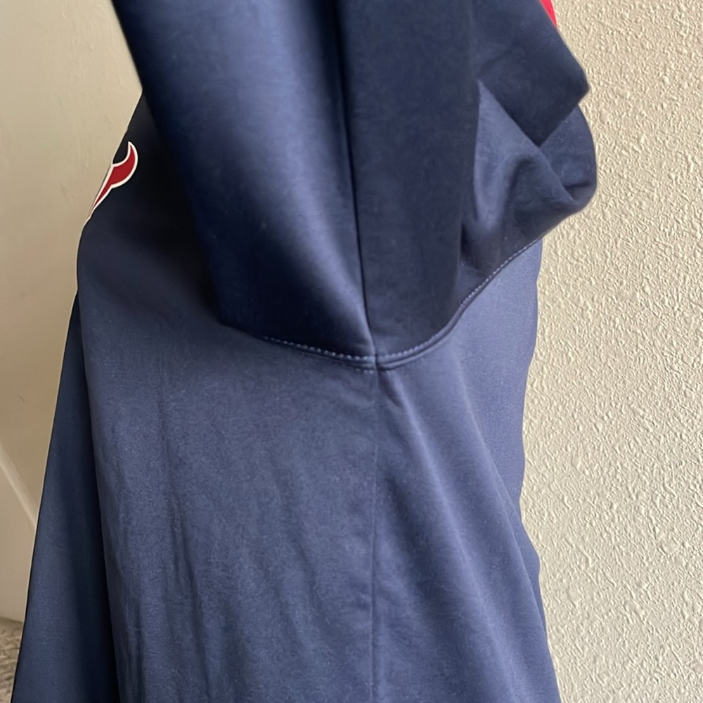 NFL Team Apparel Sz L Men’s Texan Half-zip Lightweight Jacket - Picture 6 of 11